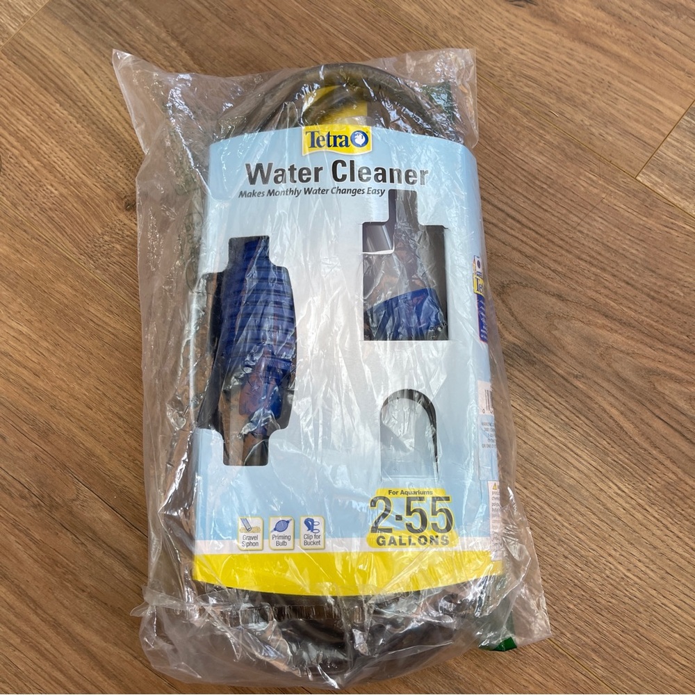 Tetra Water Cleaner Gravel Siphon for Aquariums, Easy Clean Freshwater Aquarium